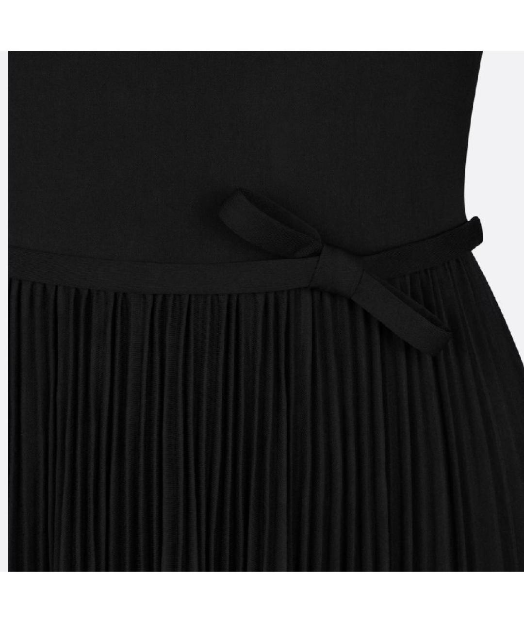 CHRISTIAN DIOR PRE-OWNED Черное вискозное вечернее платье, фото 4