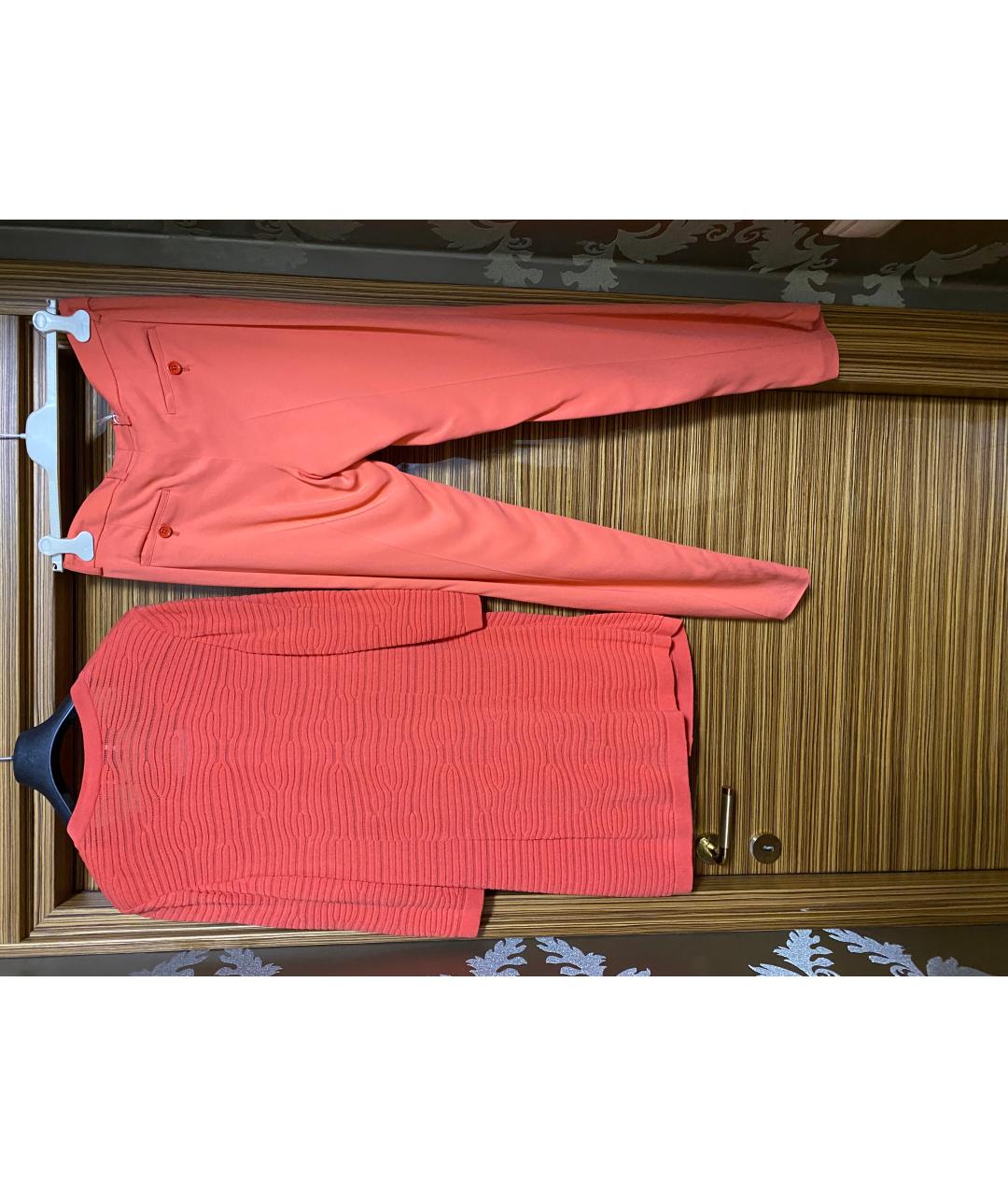 BOGNER Коралловый вискозный костюм с брюками, фото 2