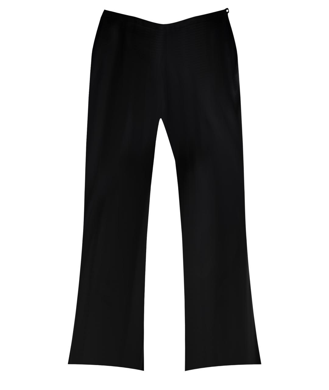 GIORGIO ARMANI VINTAGE Черные шелковые брюки широкие, фото 1