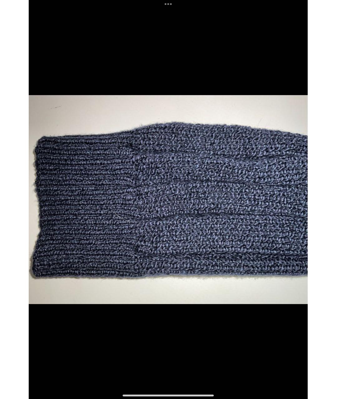 LORO PIANA Темно-синий хлопковый джемпер / свитер, фото 6