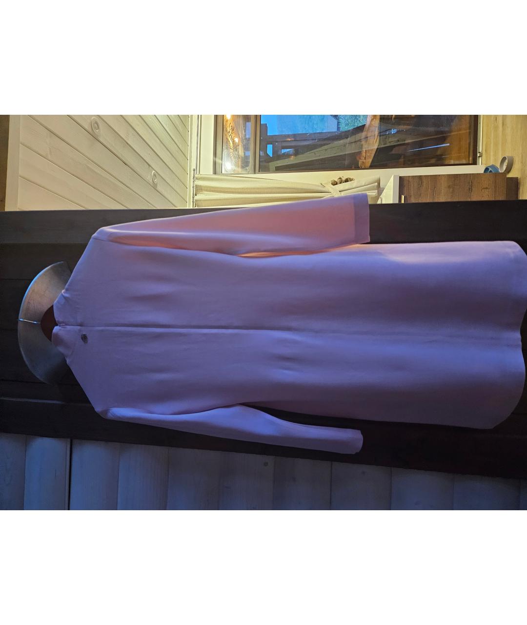 BLUMARINE Розовое вискозное вечернее платье, фото 3