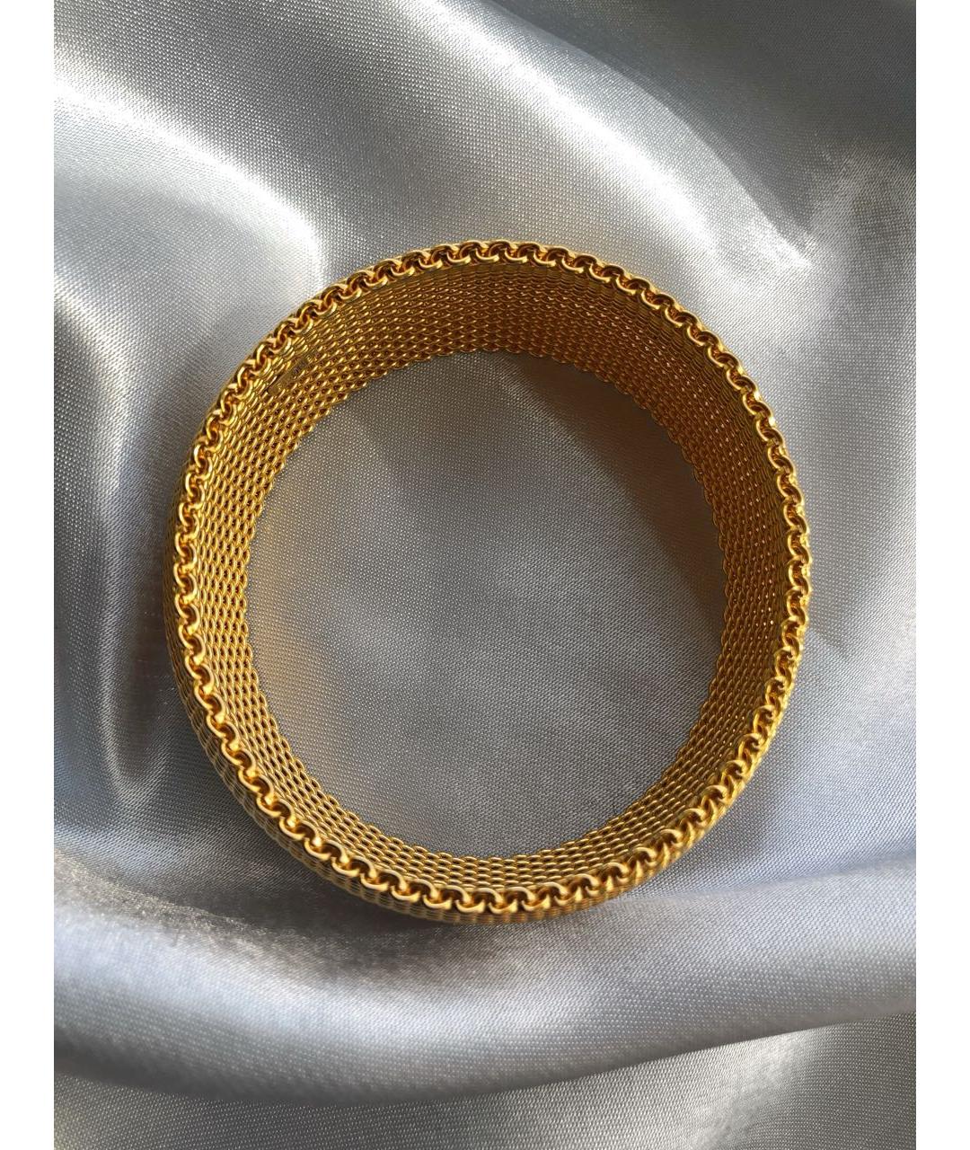 MONET VINTAGE Золотой металлический браслет, фото 4