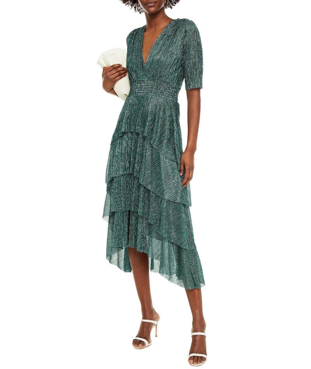 MAJE Зеленые полиэстеровое вечернее платье, фото 1