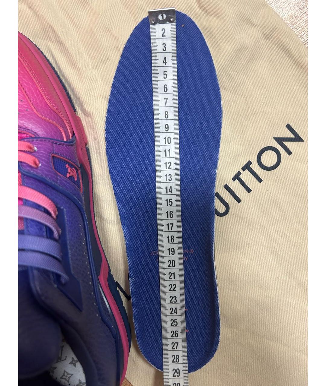 LOUIS VUITTON PRE-OWNED Мульти кожаные низкие кроссовки / кеды, фото 7