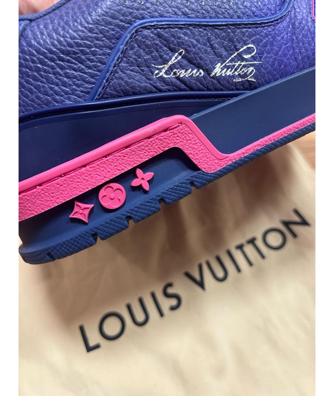 LOUIS VUITTON PRE-OWNED Мульти кожаные низкие кроссовки / кеды, фото 4