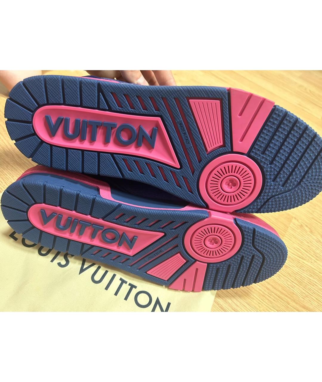 LOUIS VUITTON PRE-OWNED Мульти кожаные низкие кроссовки / кеды, фото 5