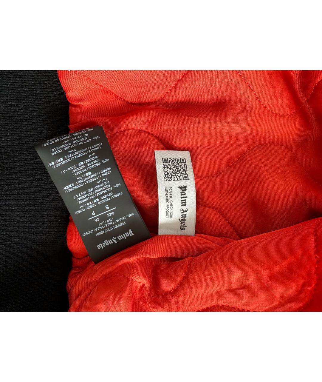 PALM ANGELS Черная полиамидовая куртка, фото 8