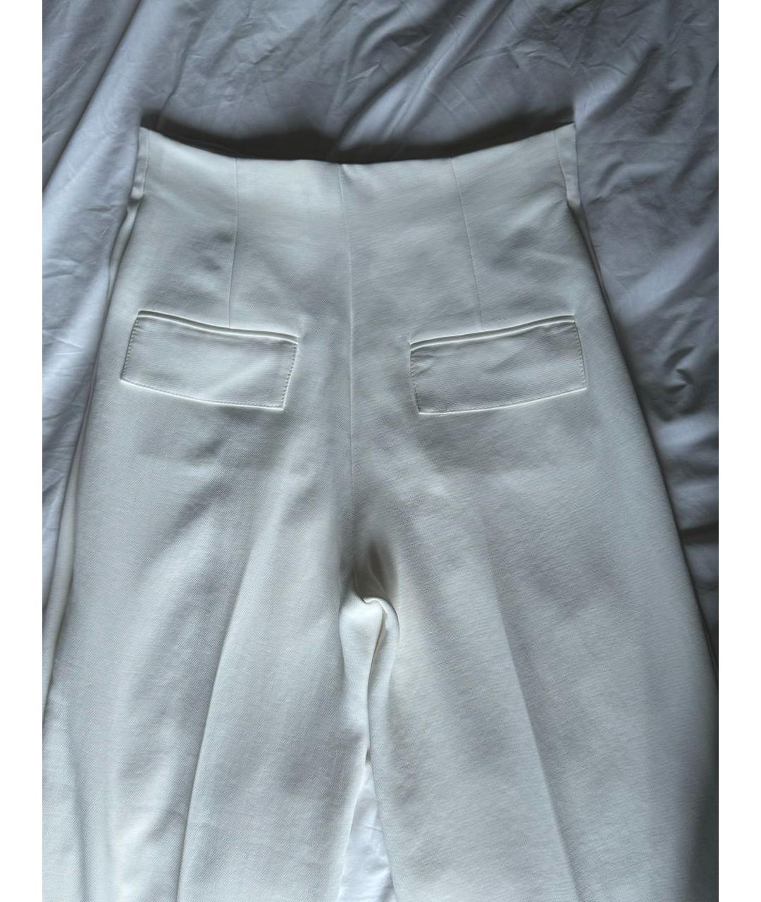 MANNING CARTELL Белые прямые брюки, фото 3