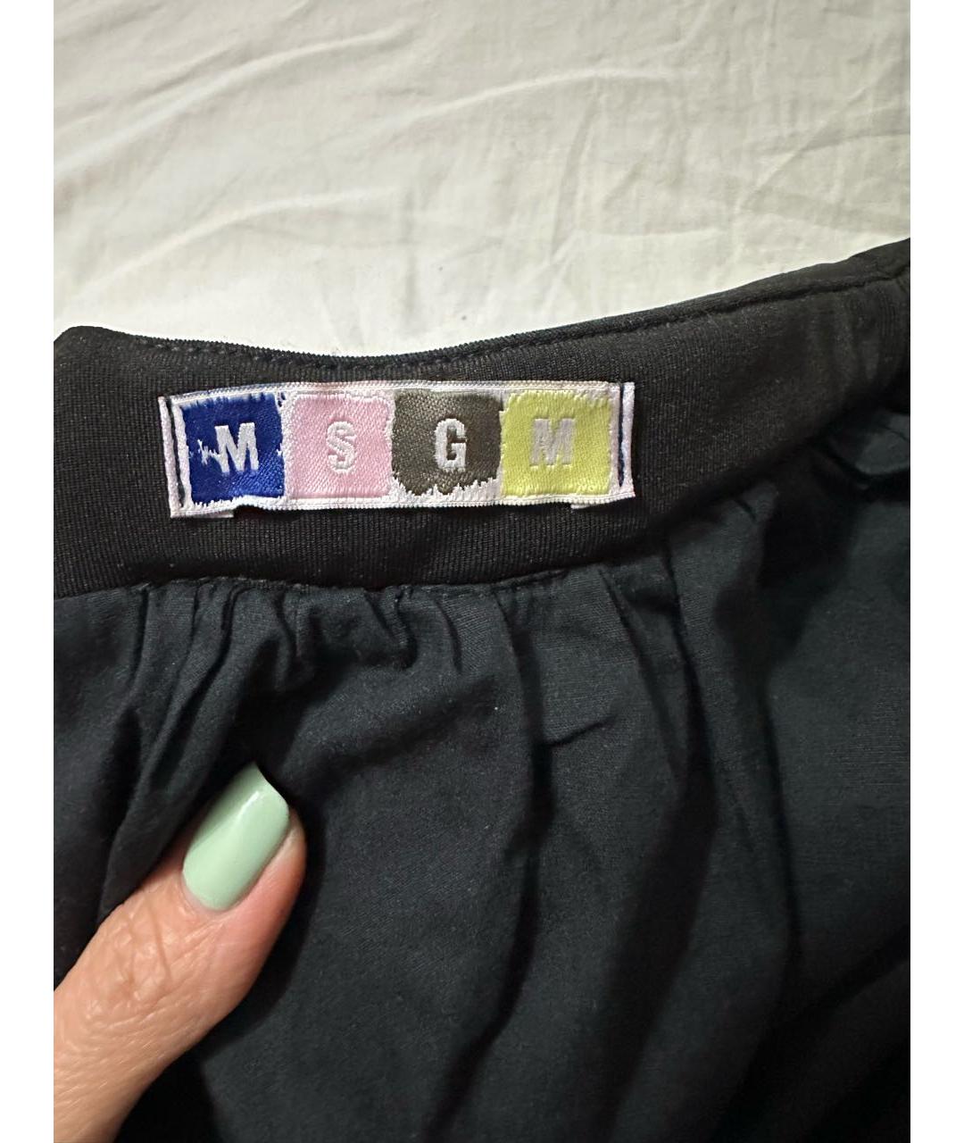 MSGM Хаки полиэстеровая юбка, фото 5
