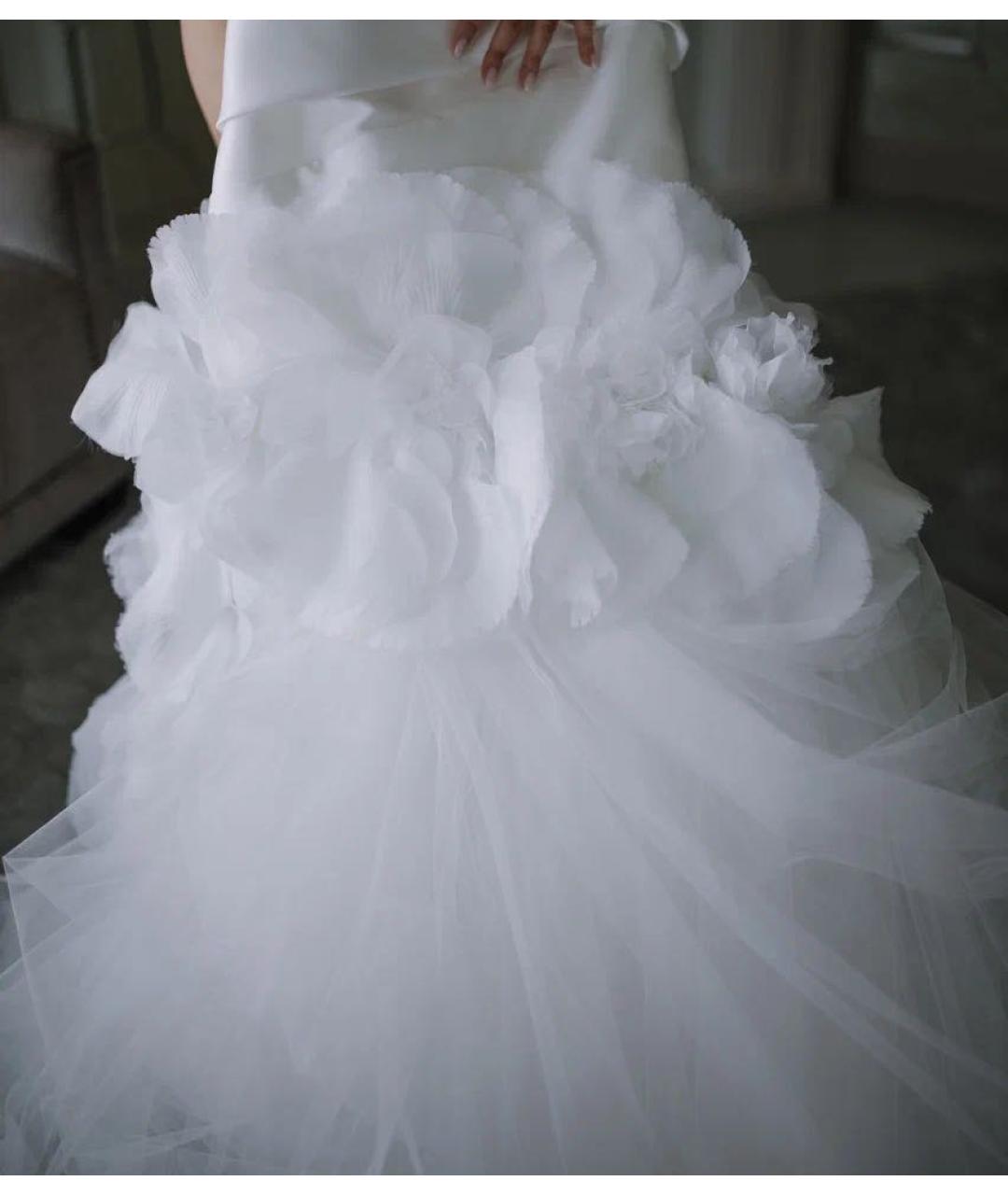 VERA WANG Белое свадебное платье, фото 4