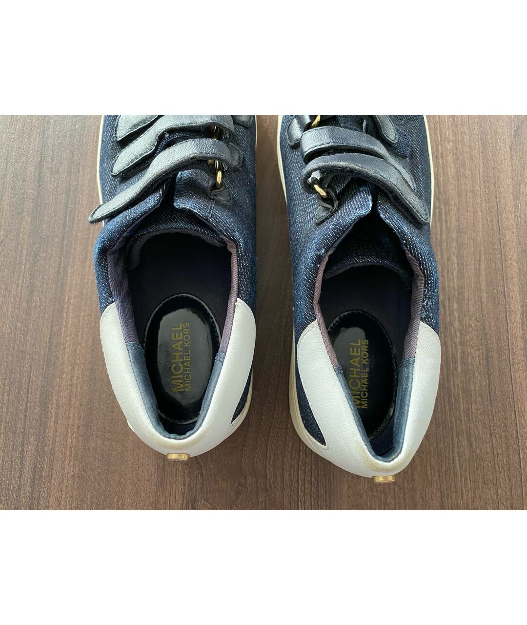 MICHAEL KORS Темно-синие кроссовки, фото 3
