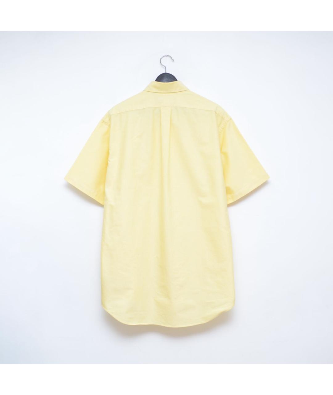 POLO RALPH LAUREN Желтая хлопковая кэжуал рубашка, фото 2