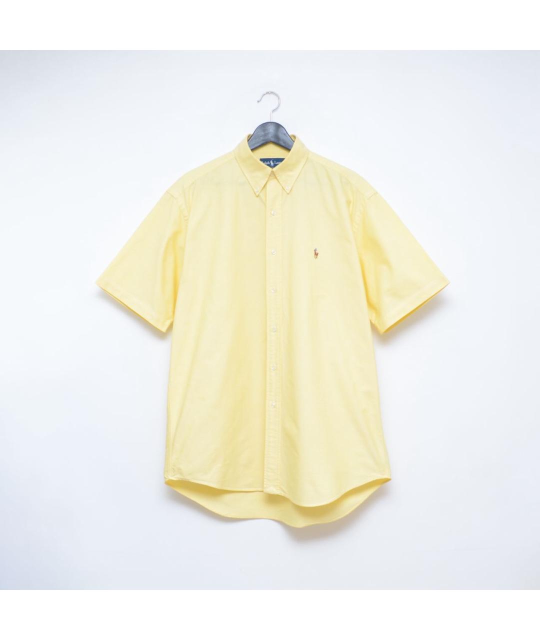 POLO RALPH LAUREN Желтая хлопковая кэжуал рубашка, фото 4