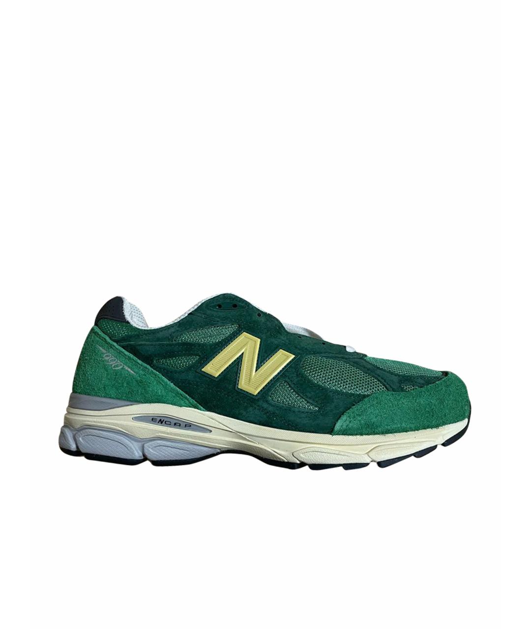 NEW BALANCE Зеленые низкие кроссовки / кеды, фото 1
