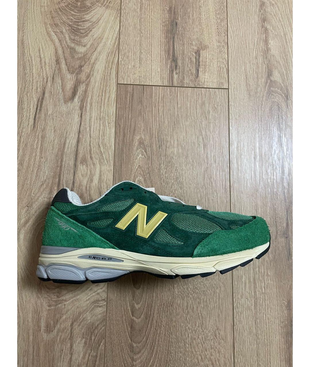 NEW BALANCE Зеленые низкие кроссовки / кеды, фото 9
