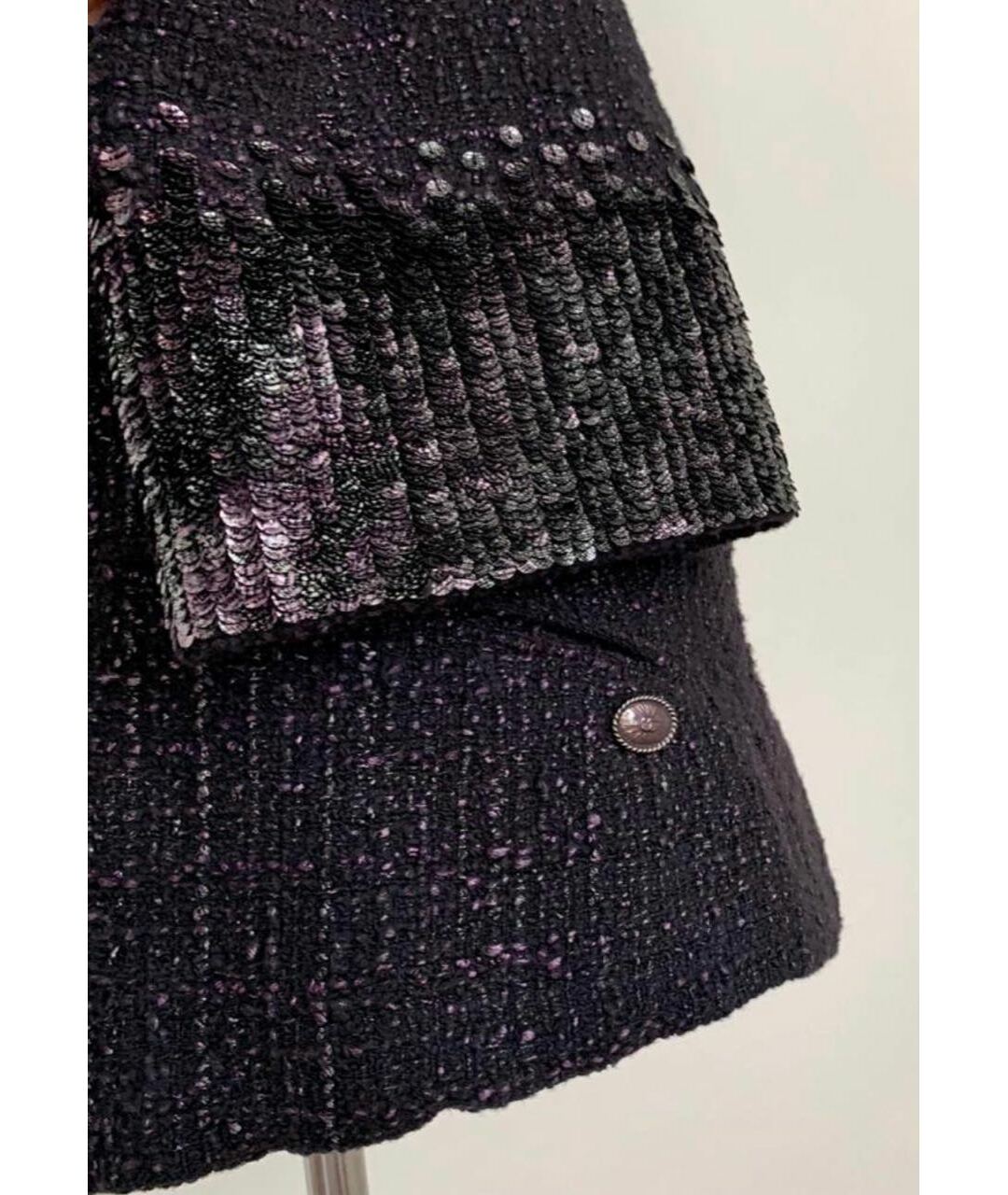 CHANEL PRE-OWNED Фиолетовый жакет/пиджак, фото 7