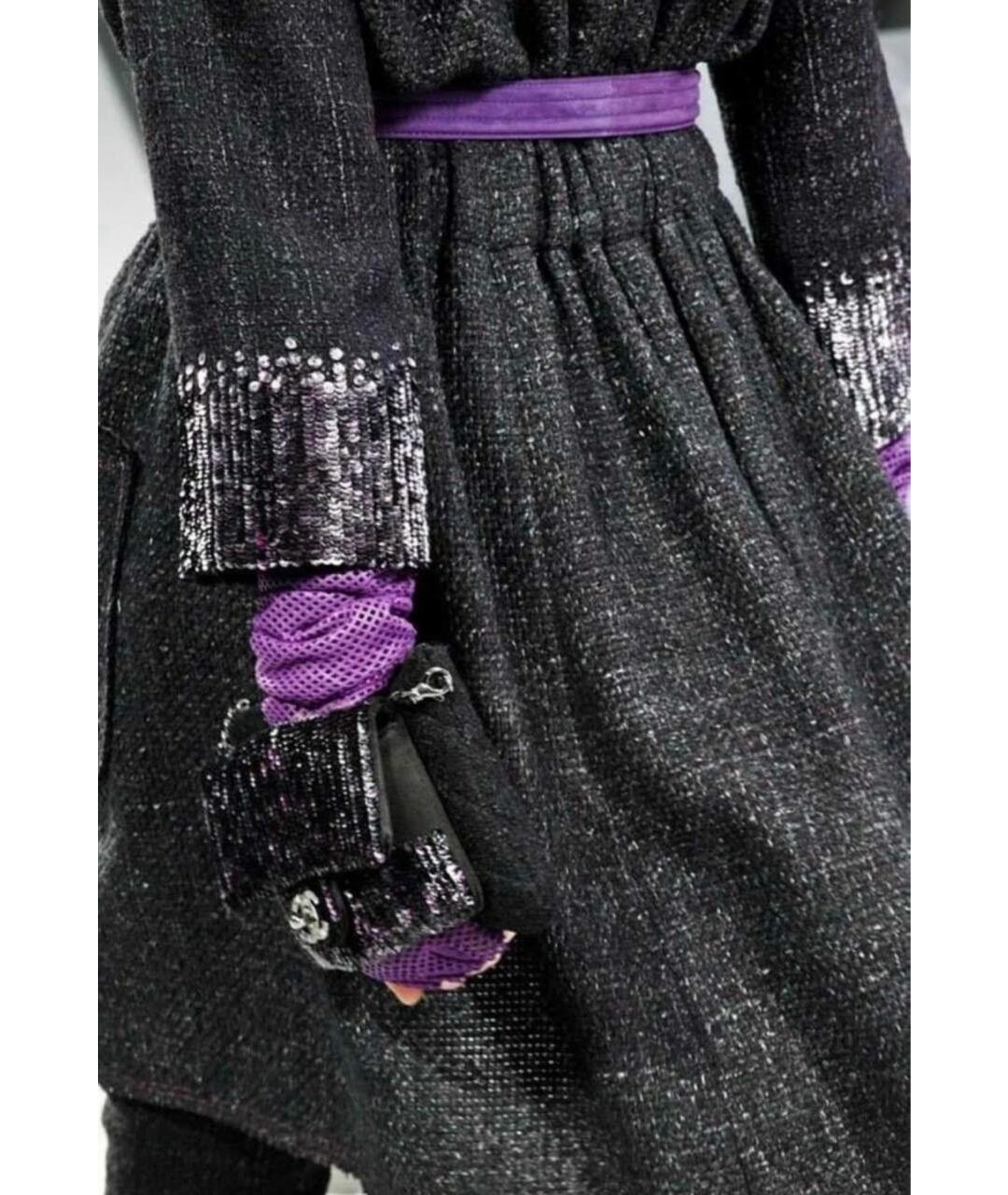 CHANEL PRE-OWNED Фиолетовый жакет/пиджак, фото 3