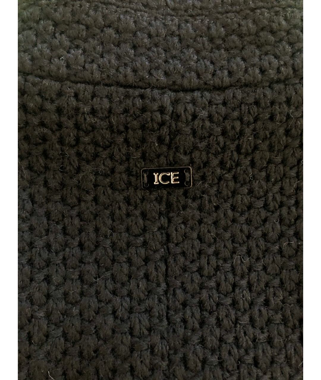 ICEBERG Черное шерстяное пальто, фото 5