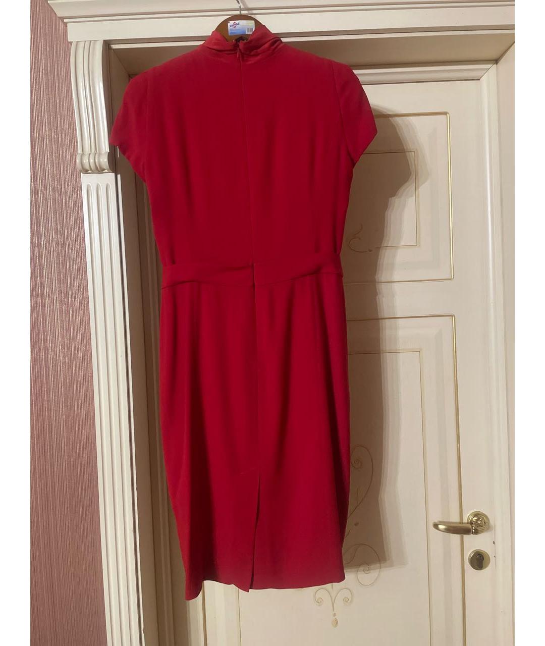 MOSCHINO Красное ацетатное вечернее платье, фото 2