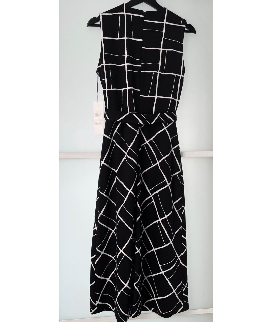 CALVIN KLEIN Черное полиэстеровое повседневное платье, фото 4