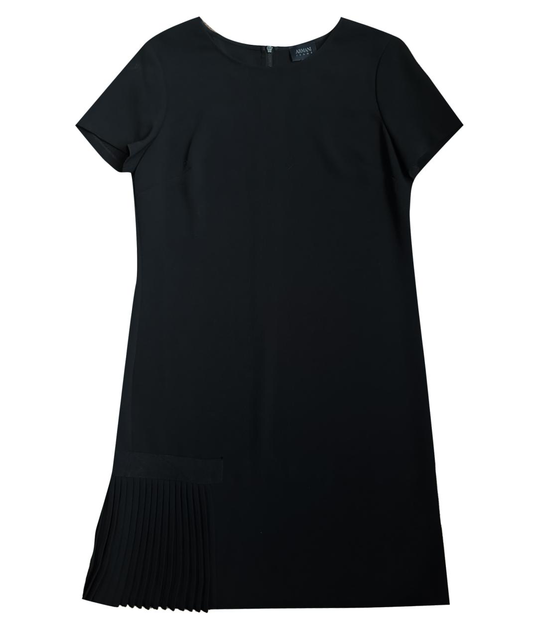 ARMANI JEANS Черное полиэстеровое коктейльное платье, фото 1