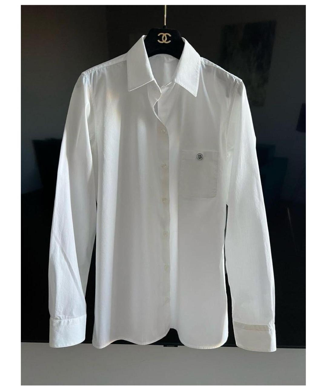 CHANEL PRE-OWNED Белая хлопковая рубашка, фото 2