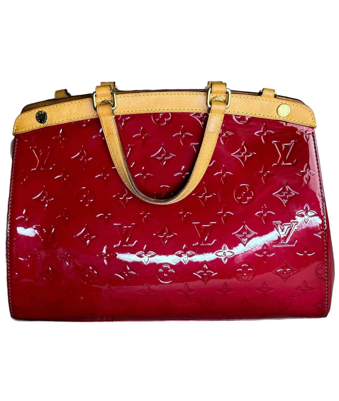 LOUIS VUITTON PRE-OWNED Красная сумка через плечо из лакированной кожи, фото 1