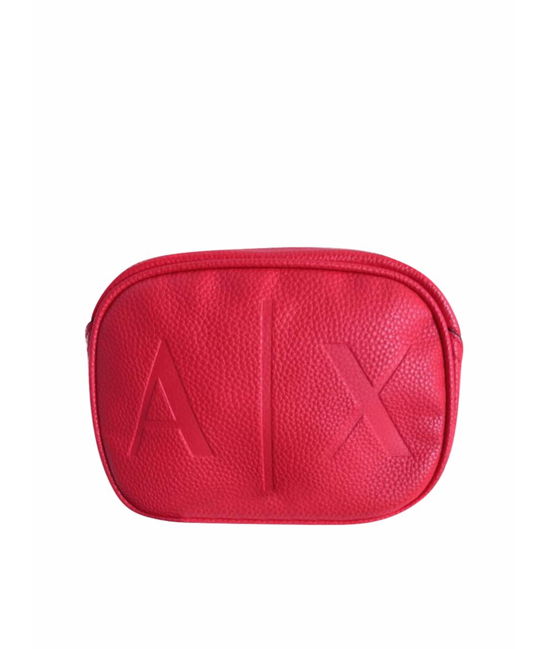ARMANI EXCHANGE Красная сумка через плечо из искусственной кожи, фото 1