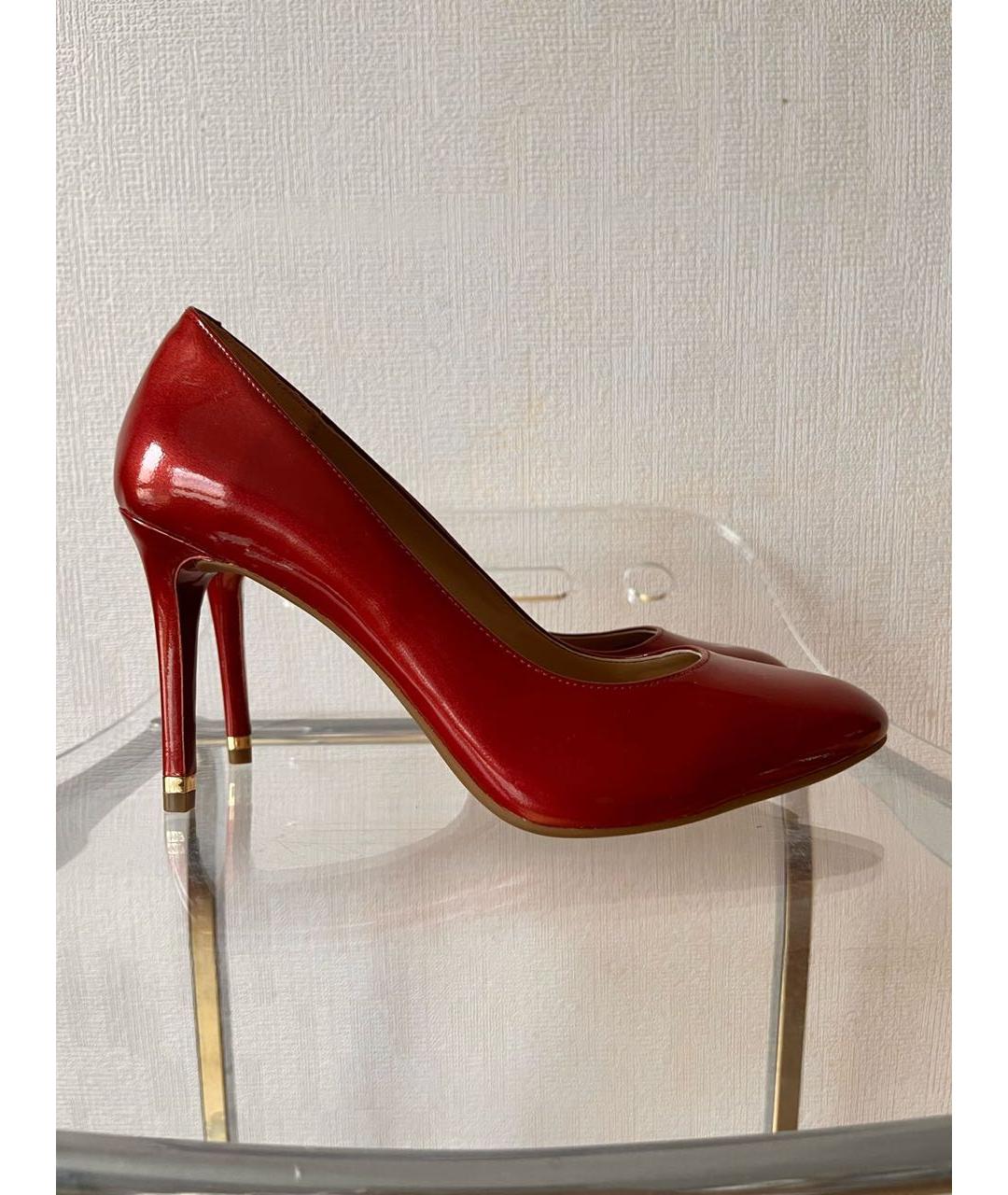 MICHAEL KORS Красные кожаные туфли, фото 9