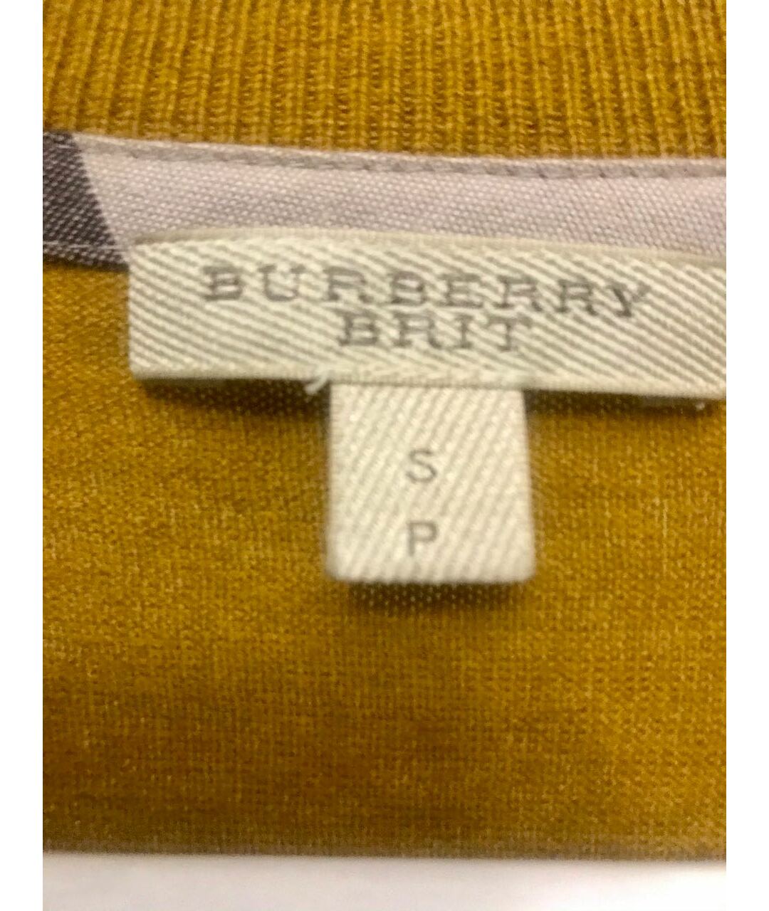 BURBERRY BRIT Горчичный кашемировый джемпер / свитер, фото 3