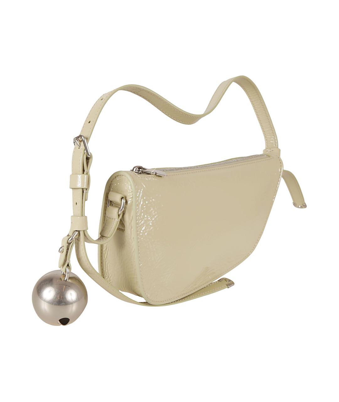 BURBERRY Бежевая кожаная сумка через плечо, фото 3