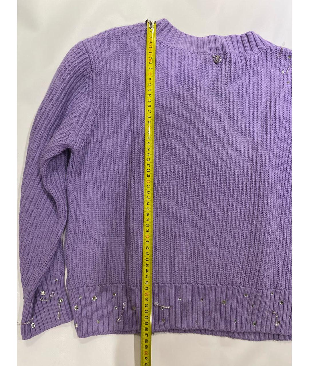 PINKO Фиолетовый джемпер / свитер, фото 6