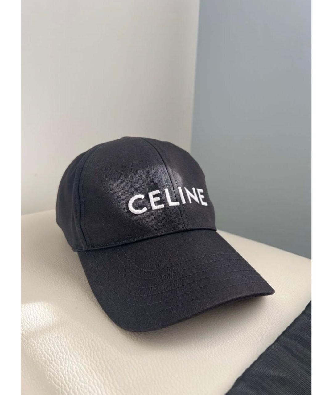 CELINE PRE-OWNED Черная кепка, фото 3