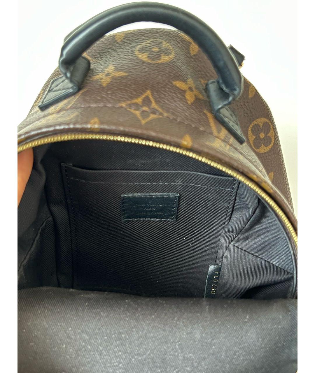 LOUIS VUITTON PRE-OWNED Коричневый кожаный рюкзак, фото 6