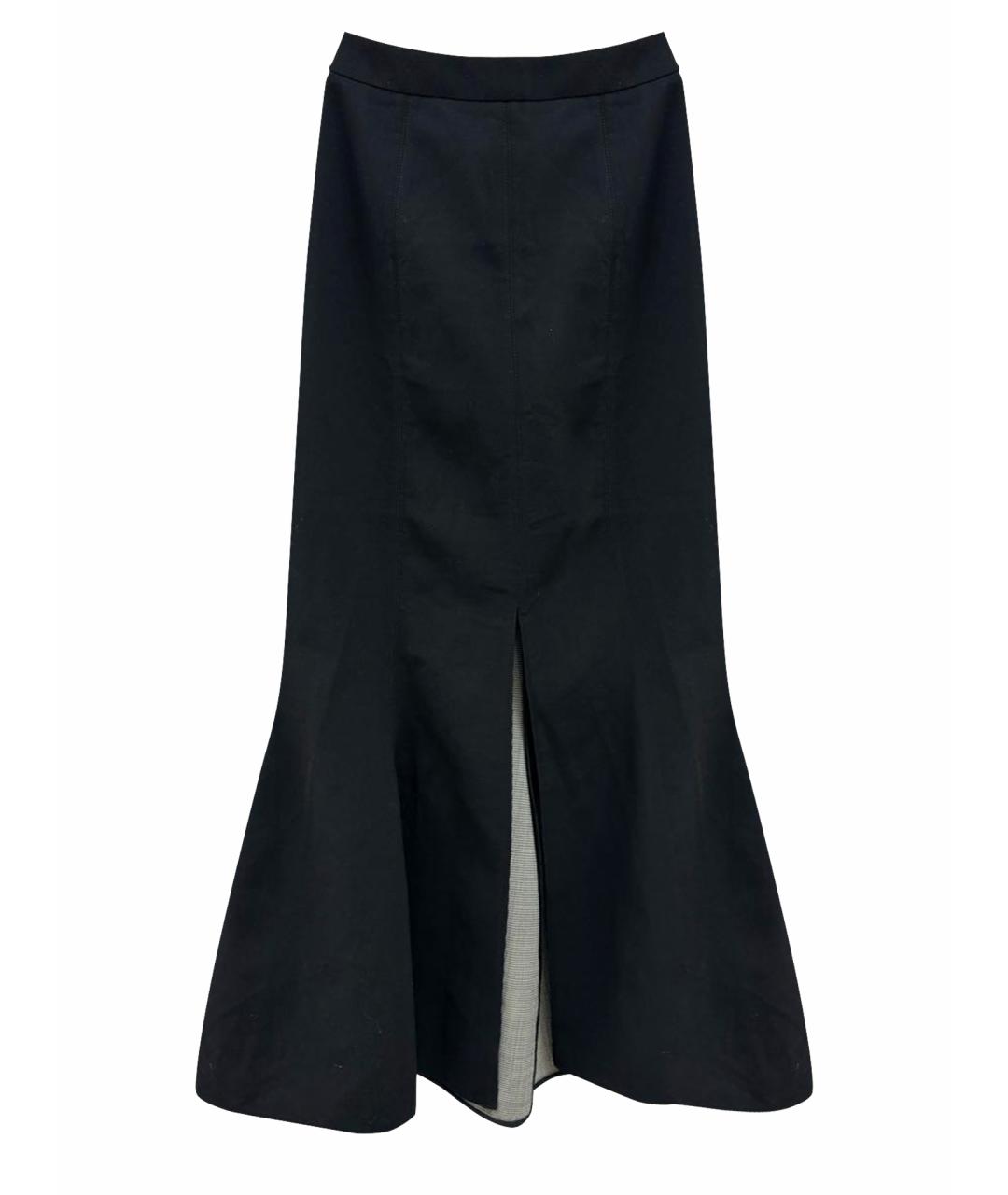 STELLA MCCARTNEY Черная шерстяная юбка макси, фото 1