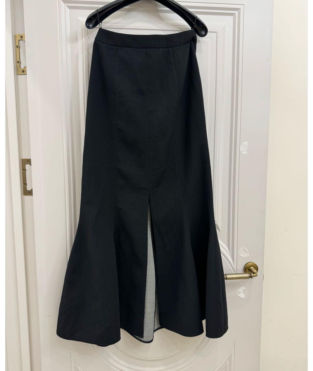 STELLA MCCARTNEY Черная шерстяная юбка макси, фото 8