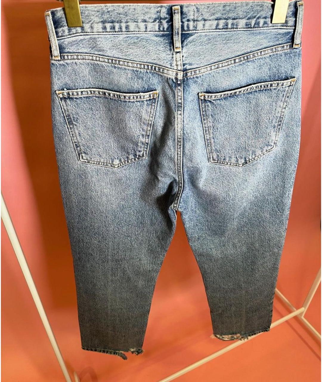 AGOLDE Голубые прямые джинсы, фото 4