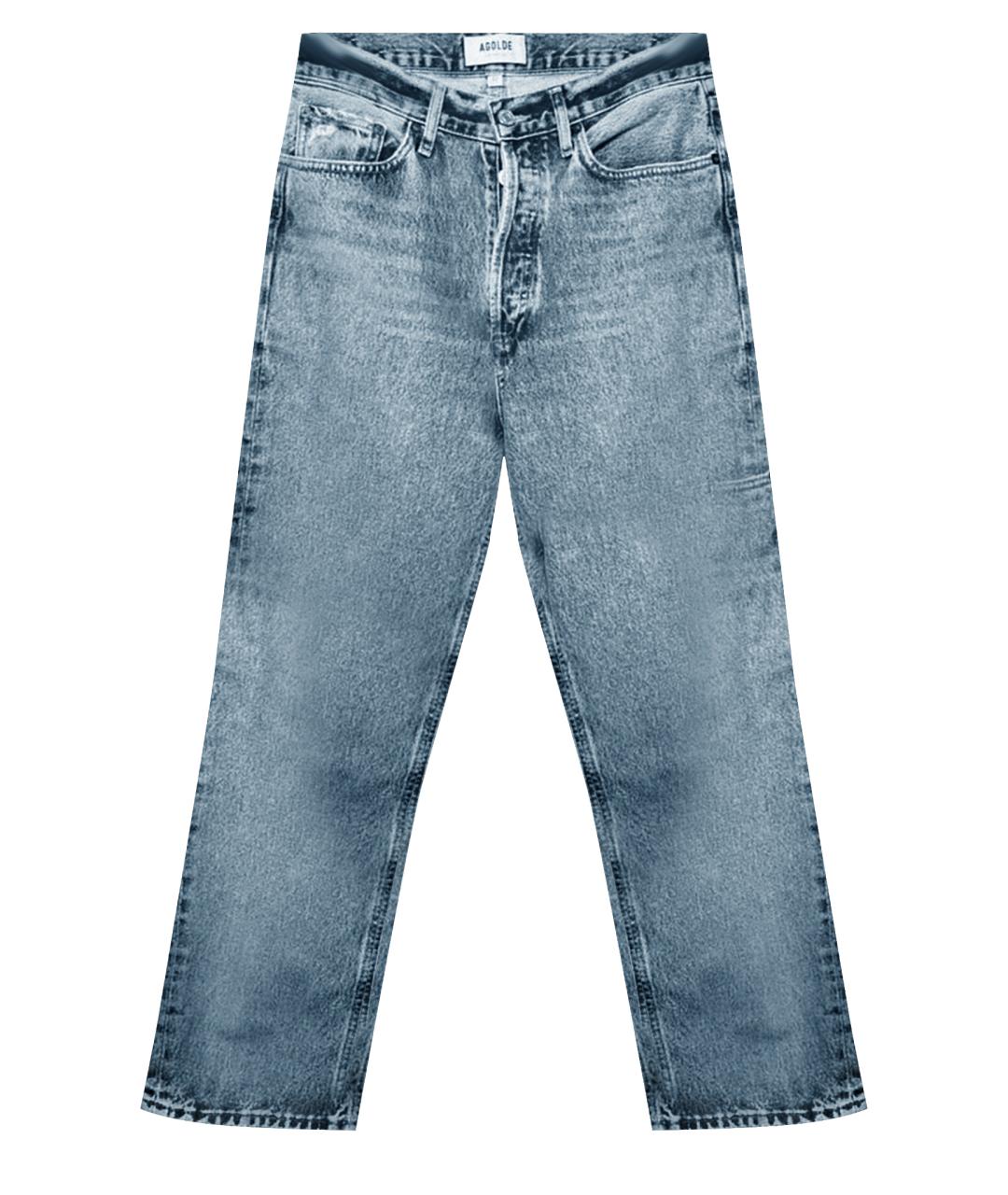 AGOLDE Голубые прямые джинсы, фото 1