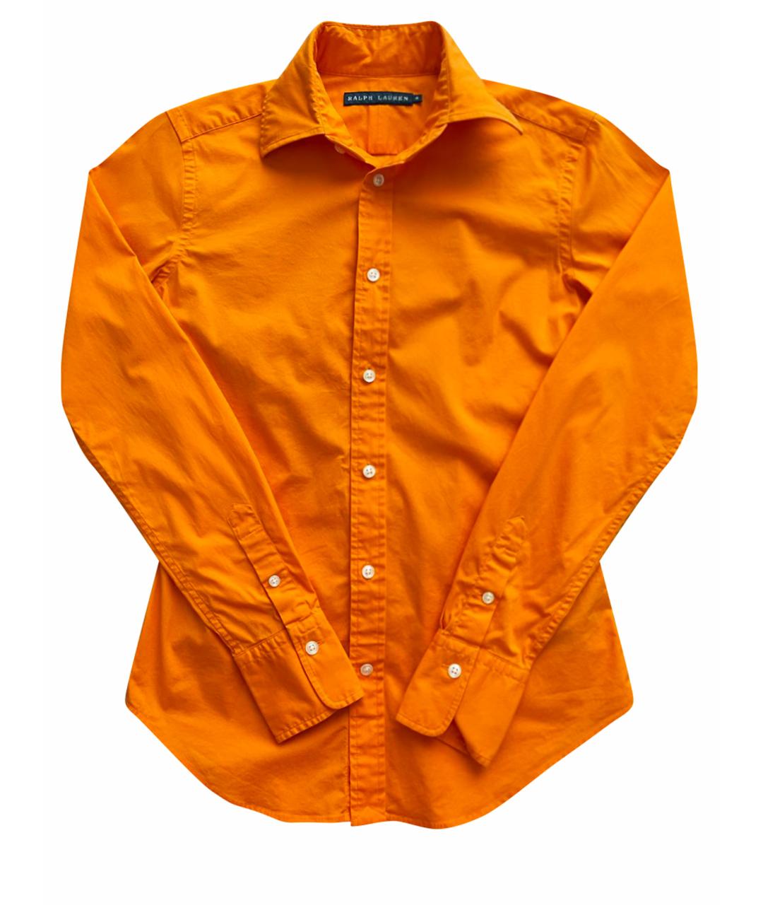 RALPH LAUREN Оранжевая хлопковая рубашка, фото 1