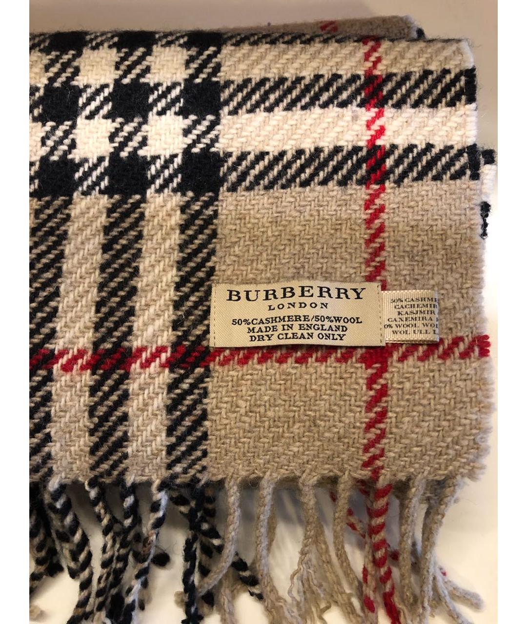 BURBERRY Мульти кашемировый шарф, фото 3