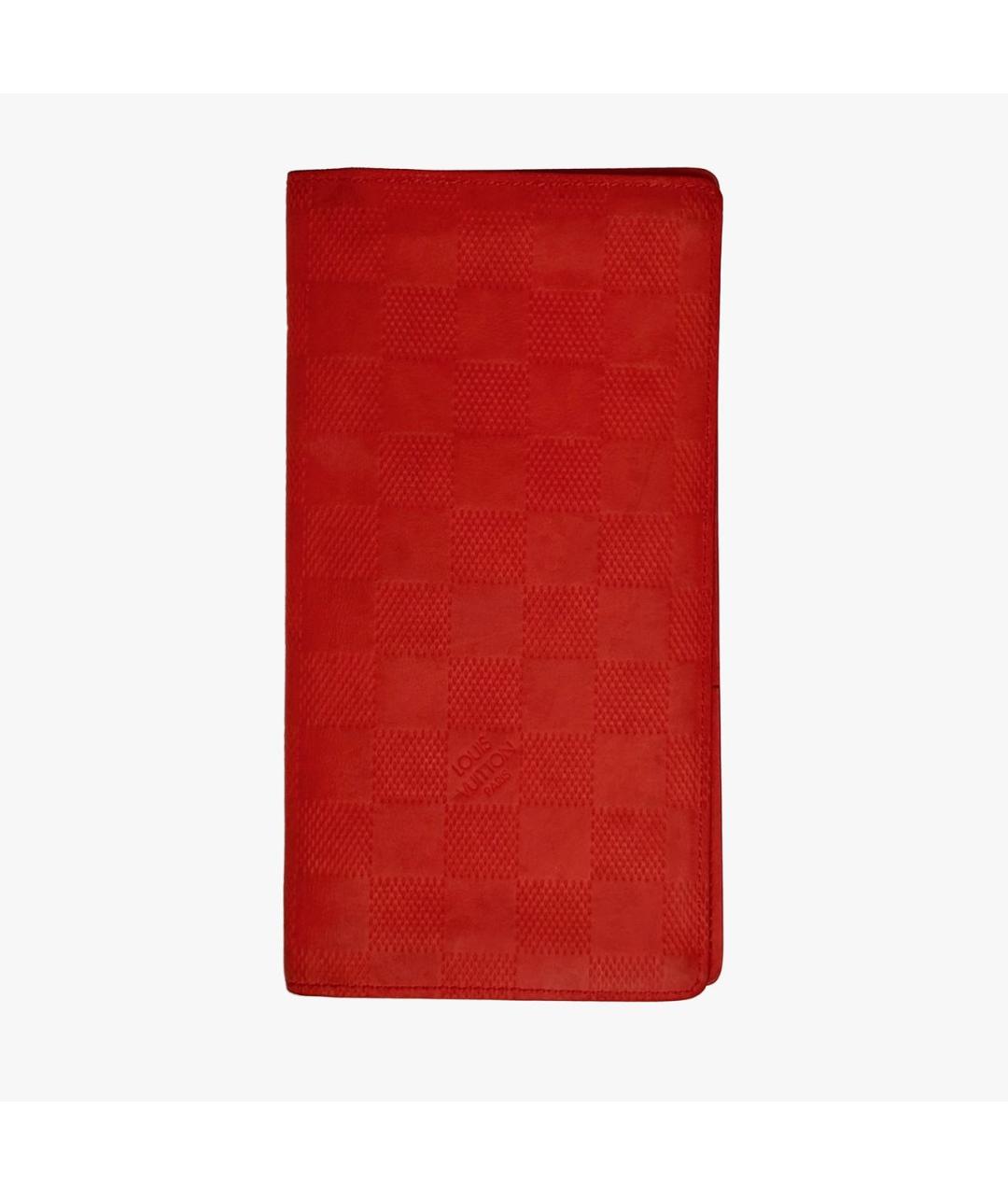LOUIS VUITTON PRE-OWNED Красный кожаный кошелек, фото 8