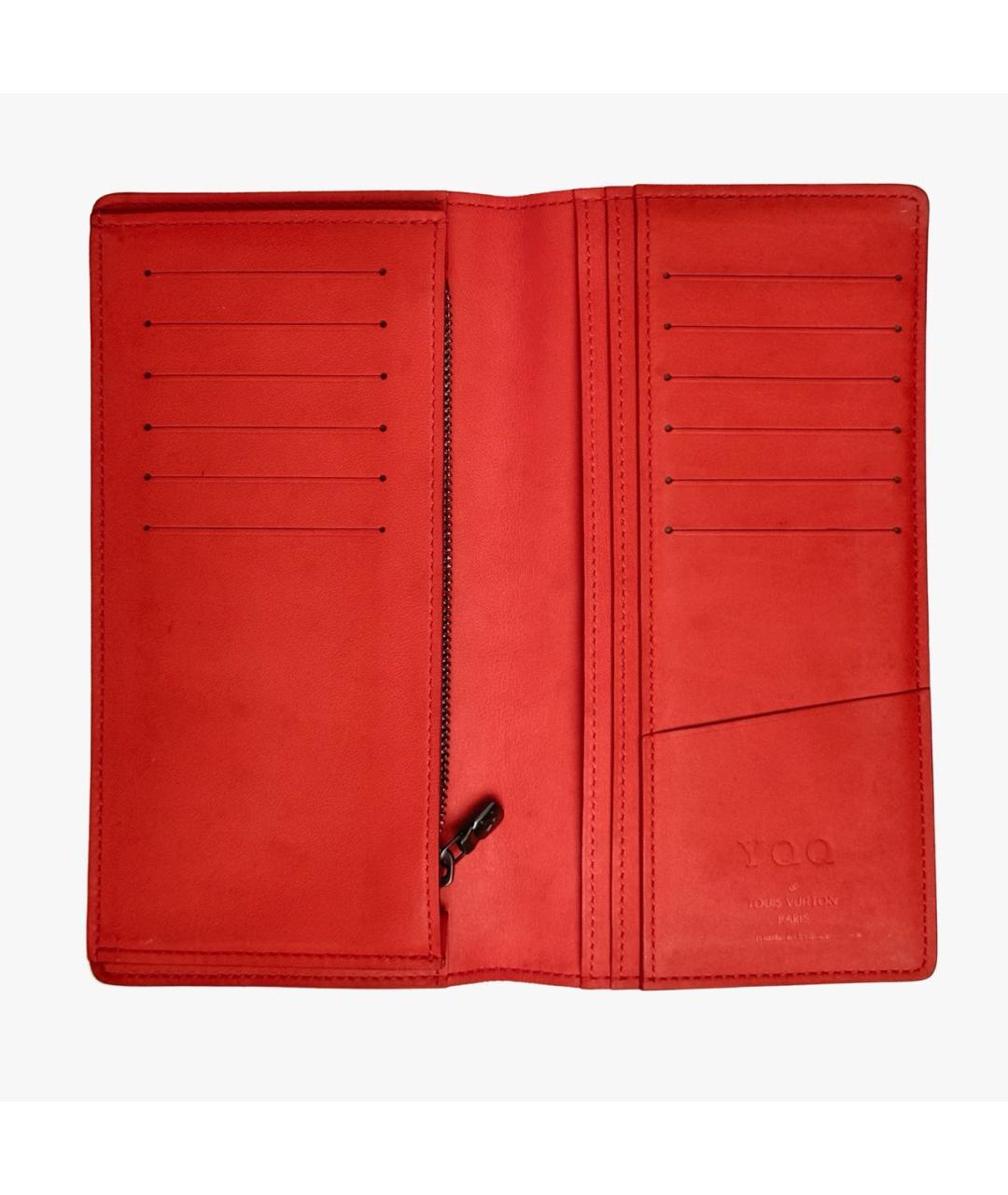 LOUIS VUITTON PRE-OWNED Красный кожаный кошелек, фото 3