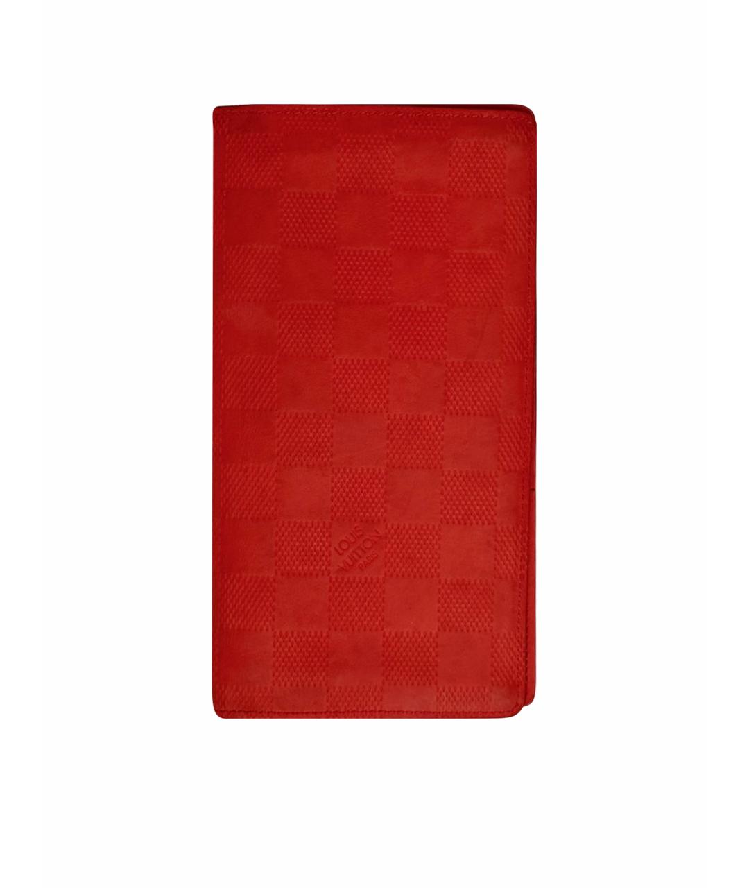 LOUIS VUITTON PRE-OWNED Красный кожаный кошелек, фото 1