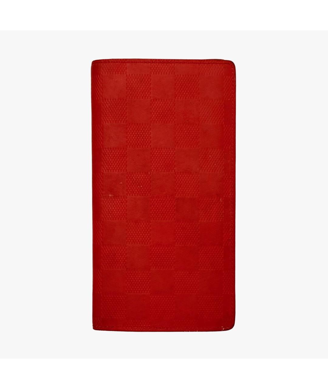 LOUIS VUITTON PRE-OWNED Красный кожаный кошелек, фото 2