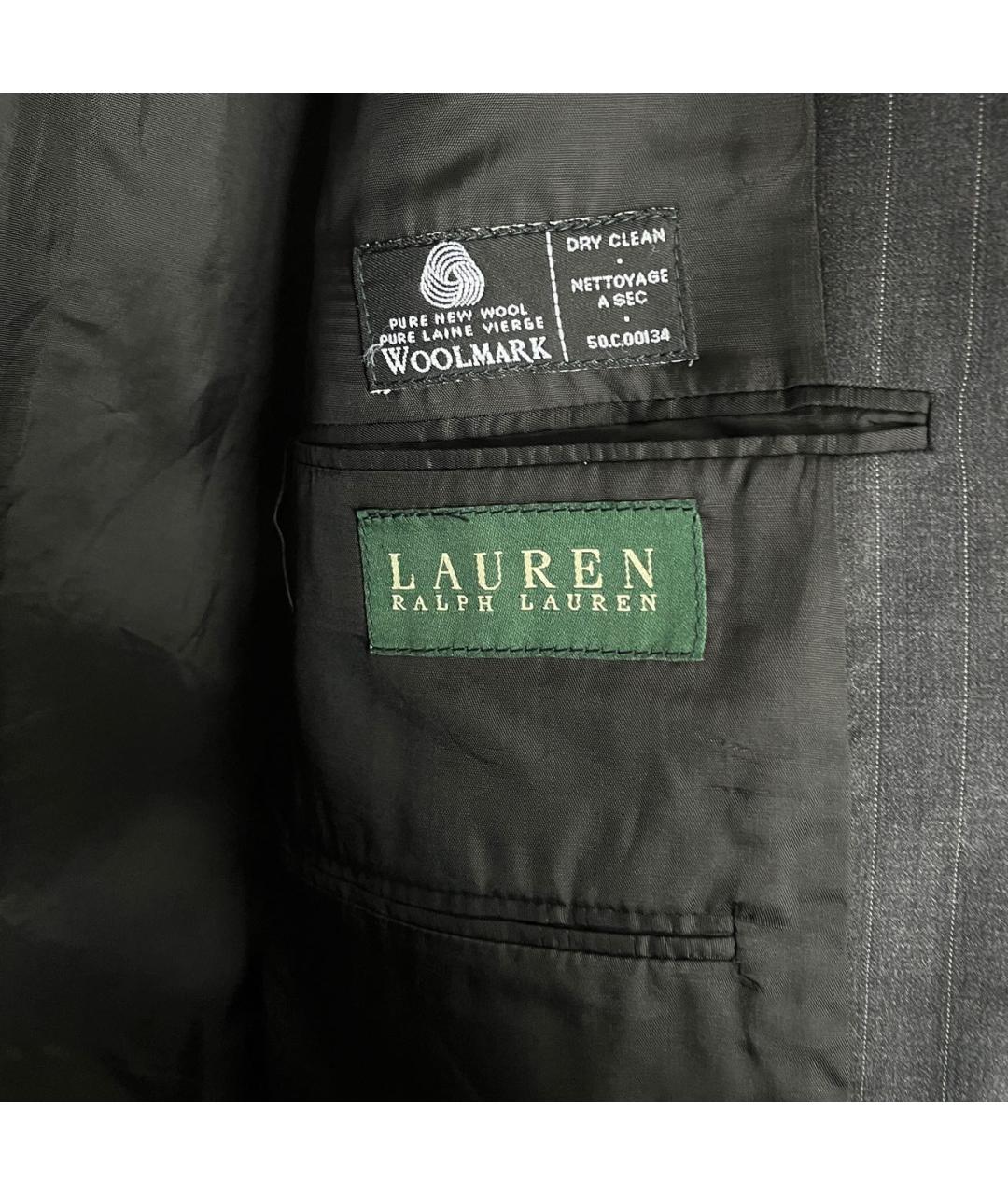 RALPH LAUREN Антрацитовый шерстяной пиджак, фото 8