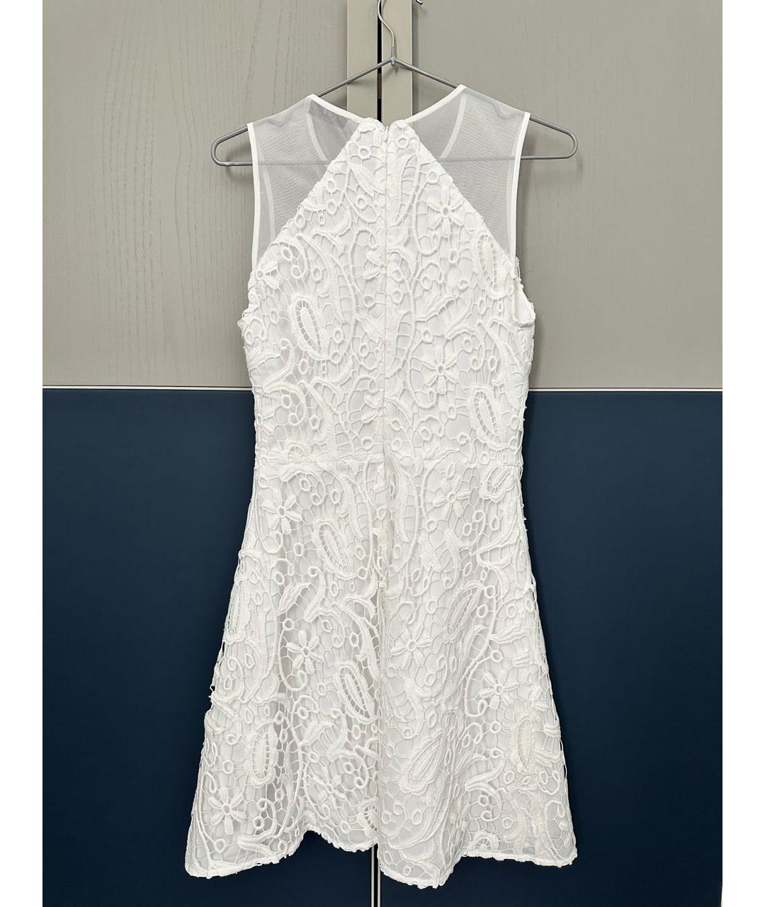 SANDRO Белое синтетическое коктейльное платье, фото 2