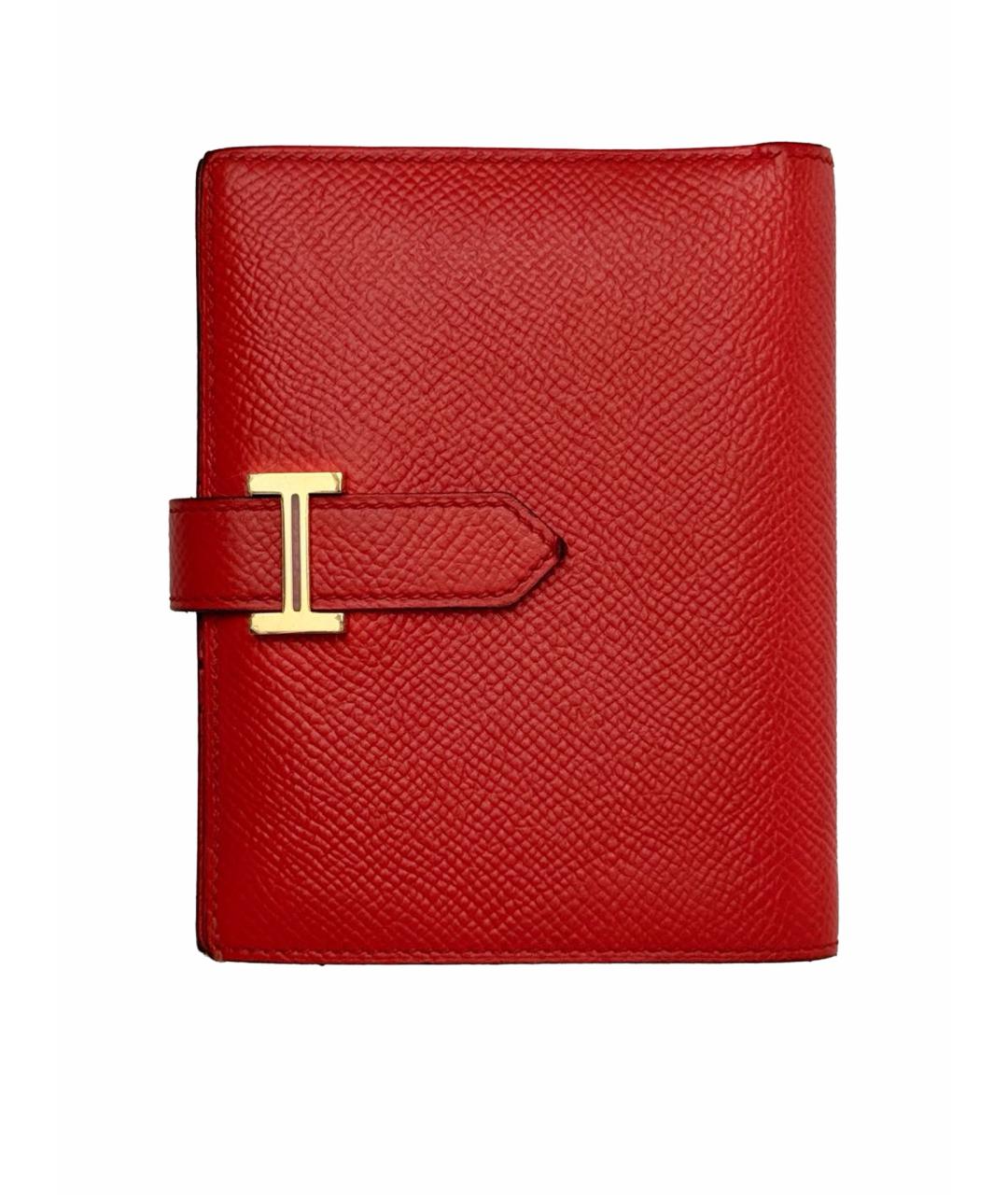 HERMES PRE-OWNED Красный кожаный кошелек, фото 10