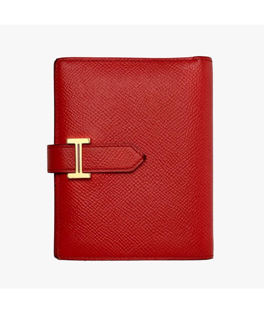 HERMES PRE-OWNED Красный кожаный кошелек, фото 9
