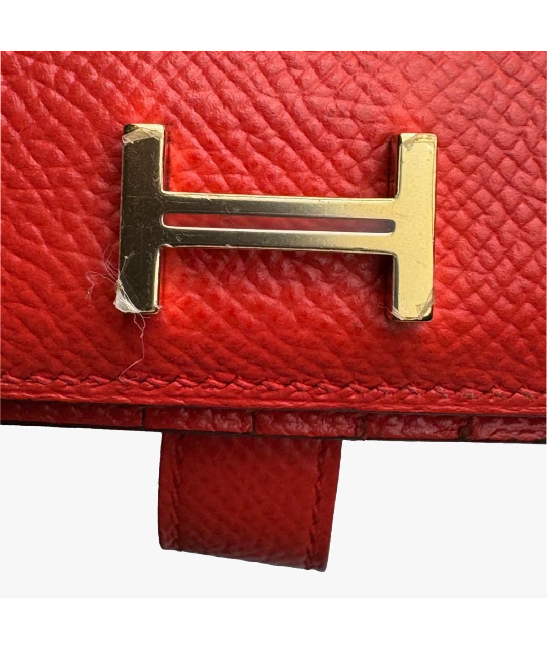 HERMES PRE-OWNED Красный кожаный кошелек, фото 7