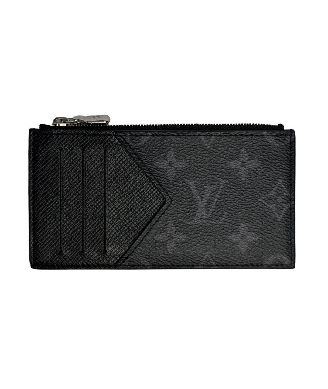 LOUIS VUITTON PRE-OWNED Антрацитовый кардхолдер, фото 1